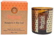 Song of India Organic Goodness Candle Mandarin & Bay Leaf, 200g - Candle