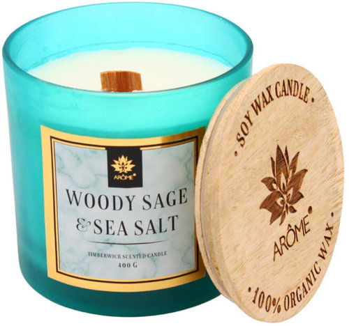 Arôme Woody Sage & Sea Salt - Candle - Main image