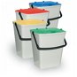 Art plast ARTRS-4 Abfallbehälter für sortierten Abfall - Set 4 x 15 Liter - Mülleimer