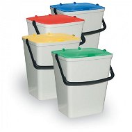 Art plast ARTRS-4 Abfallbehälter für sortierten Abfall - Set 4 x 15 Liter - Mülleimer