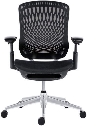 ANTARES BAT NET BLACK PERF, Black - Office Chair - Main image