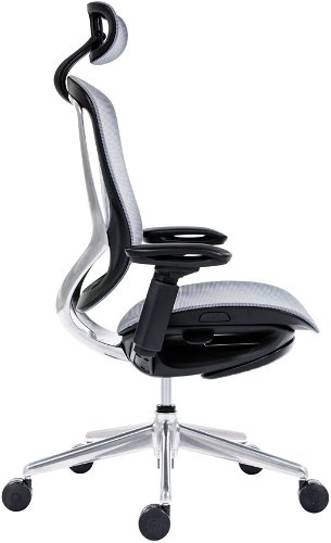 ANTARES BAT NET GRAY PDH Grey + Foot Pad - Office Chair