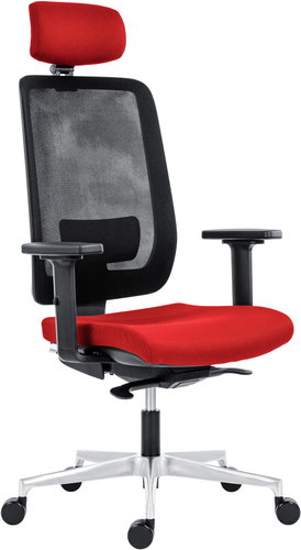 ANTARES ERIZA PDH ALU červená - Office Chair - Main image