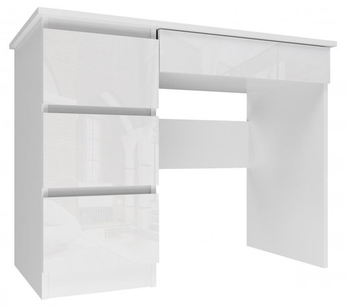 ARTENAT Mijas L, 98 cm, white gloss - Writing Desk - Main image