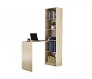 ARTENAT with shelf Lillen, 181 cm, sonoma oak - Writing Desk