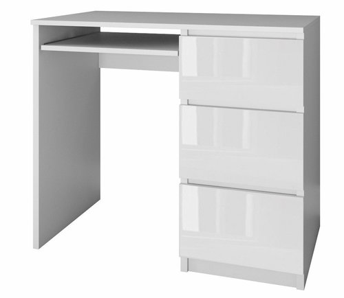 ARTENAT Lima P, 98 cm, weiß glänzend - Schreibtisch - Hauptbild