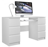ARTENAT Kuba, 130 cm, white - Writing Desk