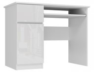 ARTENAT Bravo L, 98 cm, white gloss - Writing Desk