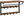 ARTENAT Hanger with shelf ROLAND, height 42 cm, brown