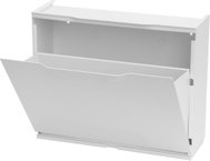 ARTPLAST Plastic shoe rack UNIKA U50/1W, white - Shoe Rack