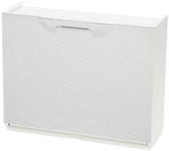 ARTPLAST Rattan U50-FRW Plastový botník, šířka 51 cm, bílý - Shoe Rack