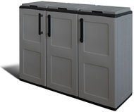 ARTPLAST Free Segregated Waste Cabinet, 102 cm - Rubbish Bin