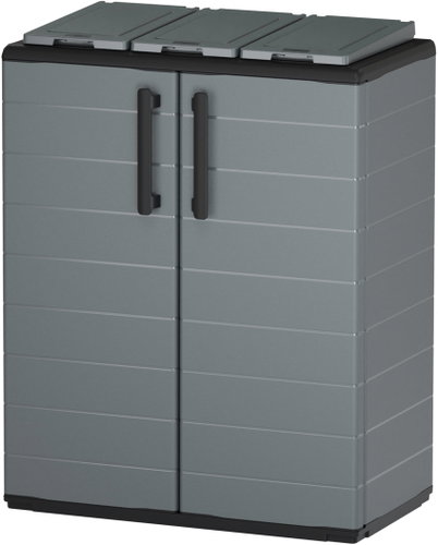 ARTPLAST Plastic Plain Eco P71-ECO3 Recycling Bin Cabinet - Rubbish Bin - Main image