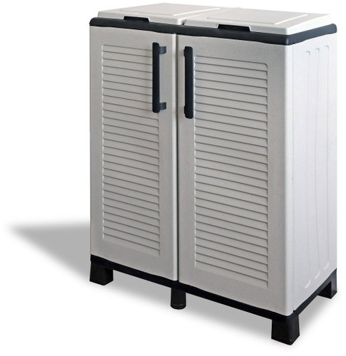ARTPLAST Family Recycling Cabinet, 68cm - Rubbish Bin - Main image