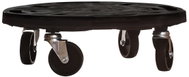 Artplast Dolly pojízdná plošina kruhová 40 cm, 275 kg, černá - Transport Cart