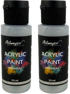 Artmagico Premium 59 ml, Silver, pack of 2 - Acrylic Paints
