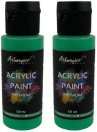 Artmagico Premium 59 ml, Emarald Green, pack of 2 - Acrylic Paints