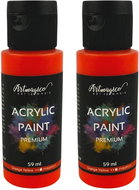 Artmagico Premium 59 ml, Orange Yellow, pack of 2 - Acrylic Paints