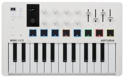 Arturia MiniLab 3 White - MIDI-Controller - Hauptbild