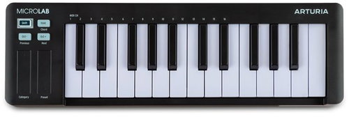 Arturia MicroLab Mk3 Black - MIDI Controller - Main image