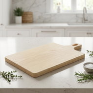 Bisetti Arya Cutting board with handle 360 × 200 mm, ash - Cutting Board