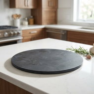 Bisetti Arya Cutting board round 300 mm, slate - Cutting Board