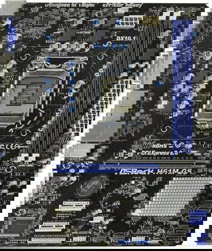  ASROCK H61M-GS  - Motherboard - Main image