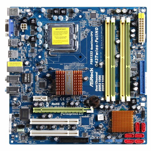 ASROCK G43TWINS-FULLHD - Motherboard - Main image