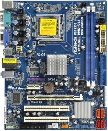 ASROCK G41M-GS3 - Motherboard - Main image