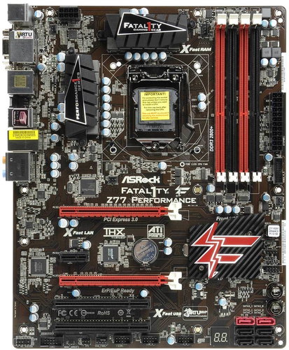 ASROCK Fatal1ty Z77 Performance - Motherboard - Main image