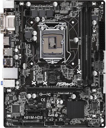  ASROCK H81M-HDS  - Motherboard - Main image