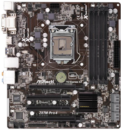 ASROCK Z87M Pro4 - Motherboard - Main image