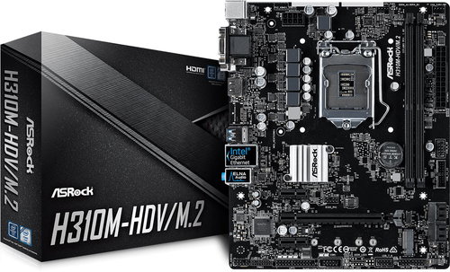 ASROCK H310M-HDV/M.2 - Motherboard - Main image