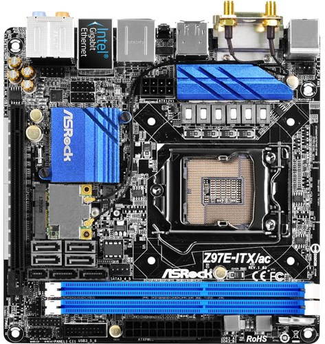 ASROCK Z97E - ITX / ac - Motherboard - Hauptbild