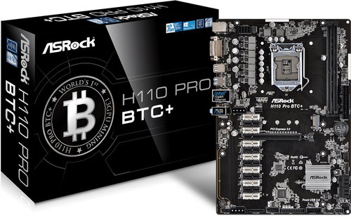 ASRock H110 Pro BTC+ - Motherboard - Main image