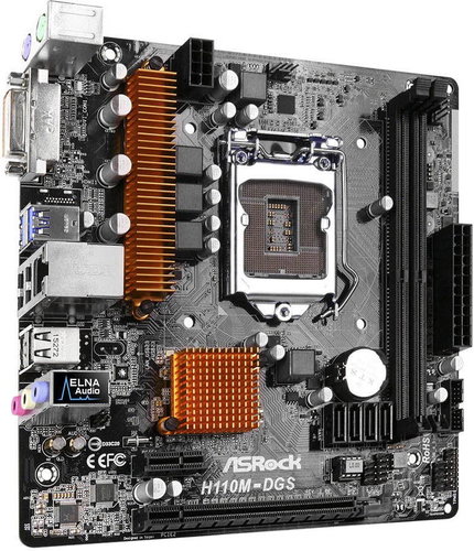 ASROCK H110M-DGS - Motherboard - Main image