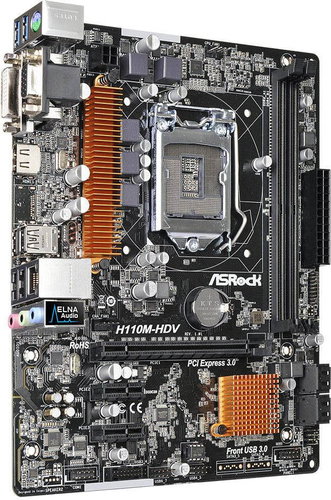 ASROCK H110M-HDV - Motherboard - Main image