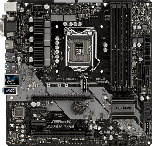 ASROCK Z370M Pro4 - Motherboard - Main image