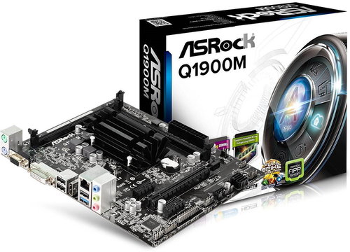 ASROCK Q1900M - Motherboard - Main image