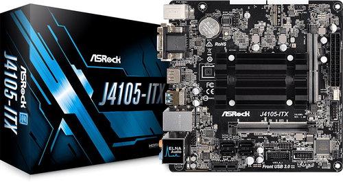ASROCK J4105-ITX-Motherboard - Motherboard - Hauptbild
