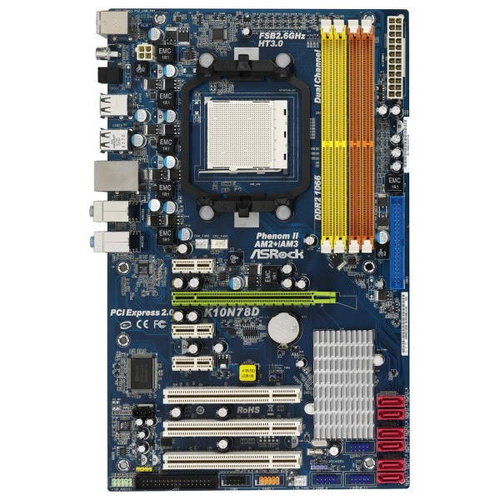 ASROCK K10N78D - Motherboard - Main image