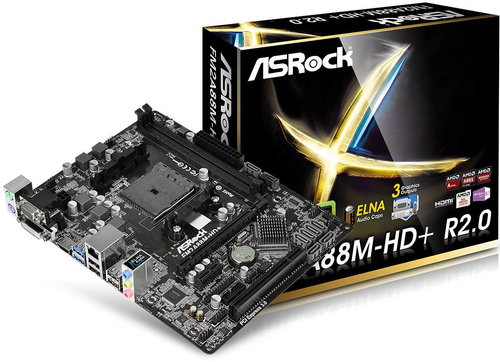 ASROCK FM2A88M-HD + R2.0 - Motherboard - Fő fotó