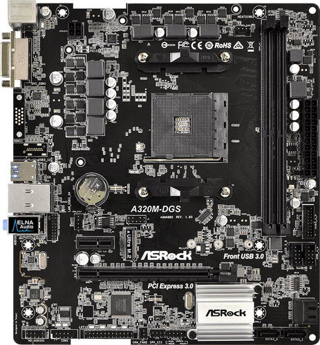 ASROCK A320M-DGS - Motherboard - Main image