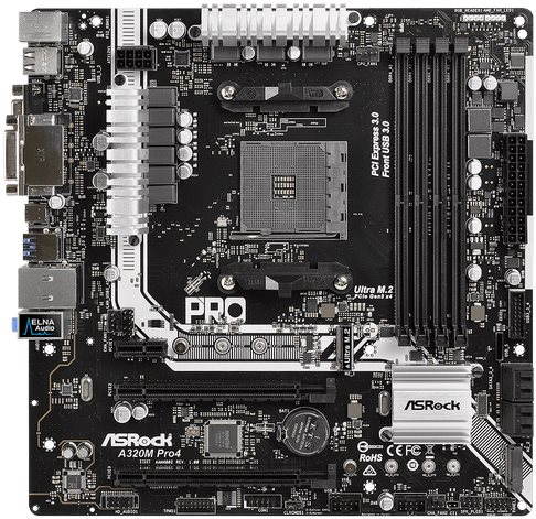 ASROCK A320M Pro4 - Motherboard - Main image