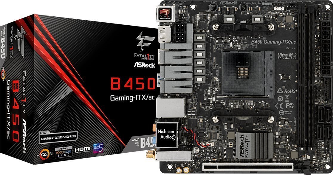 ASROCK Fatal1ty B450 Gaming-ITX/ac - Motherboard | Alza.cz