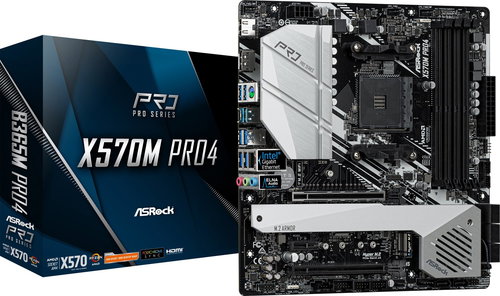 ASRock X570M PRO4 - Motherboard - Main image
