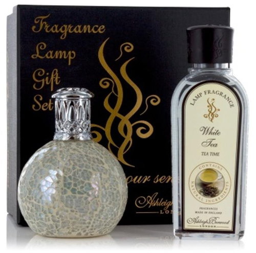 Ashleigh & Burwood Small catalytic lamp THE PEARL with FRESH LINEN 250ml - Fragrance Lamp - Main image