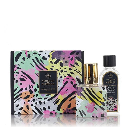 Ashleigh & Burwood RAINBOW SAFARI catalytic lamp and YUZU & COCONUT WATER refill gift set - Fragrance Lamp - Main image