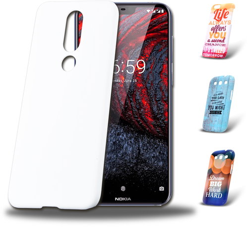 Skinzone Personalised Snap Cover for NOKIA 6.1 Plus (2018) - MyStyle Protective Case - Main image