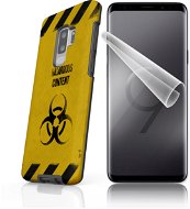 Moje puzdro „Na vlastné riziko“ + ochranné sklo pre Samsung Galaxy S9 Plus - Ochranný kryt by Alza